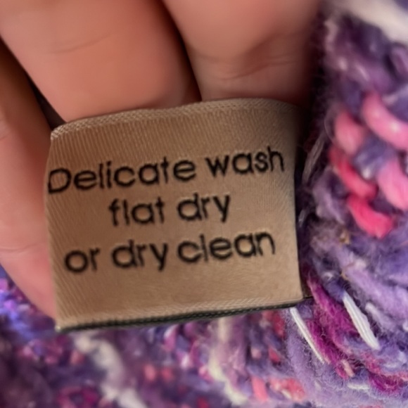 ECUADORIAN CLOTHING COMPANY UEC Girls Size 8 Handmade Pink Purple Zipper Jacket - Picture 8 of 10